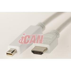 iCAN Mini DisplayPort - HDMI M/M Gold Plated - 10 ft.(Open Box)