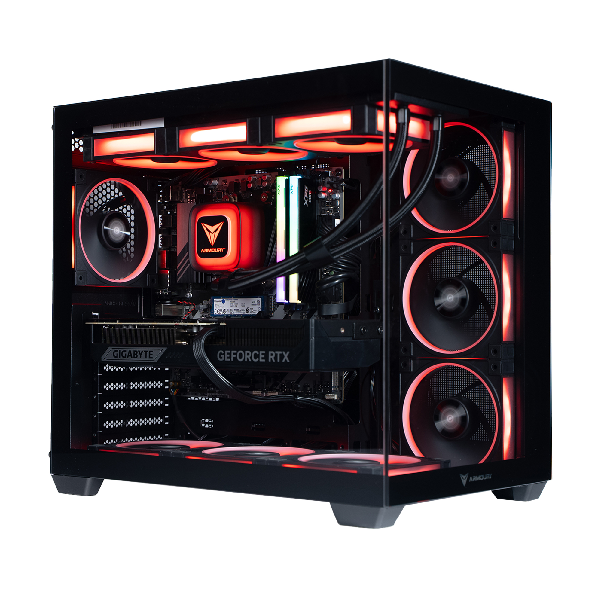 ARMOURY AMD Ryzen 7 9800X3D GeForce RTX 5080 32GB RAM 2TB SSD W11P