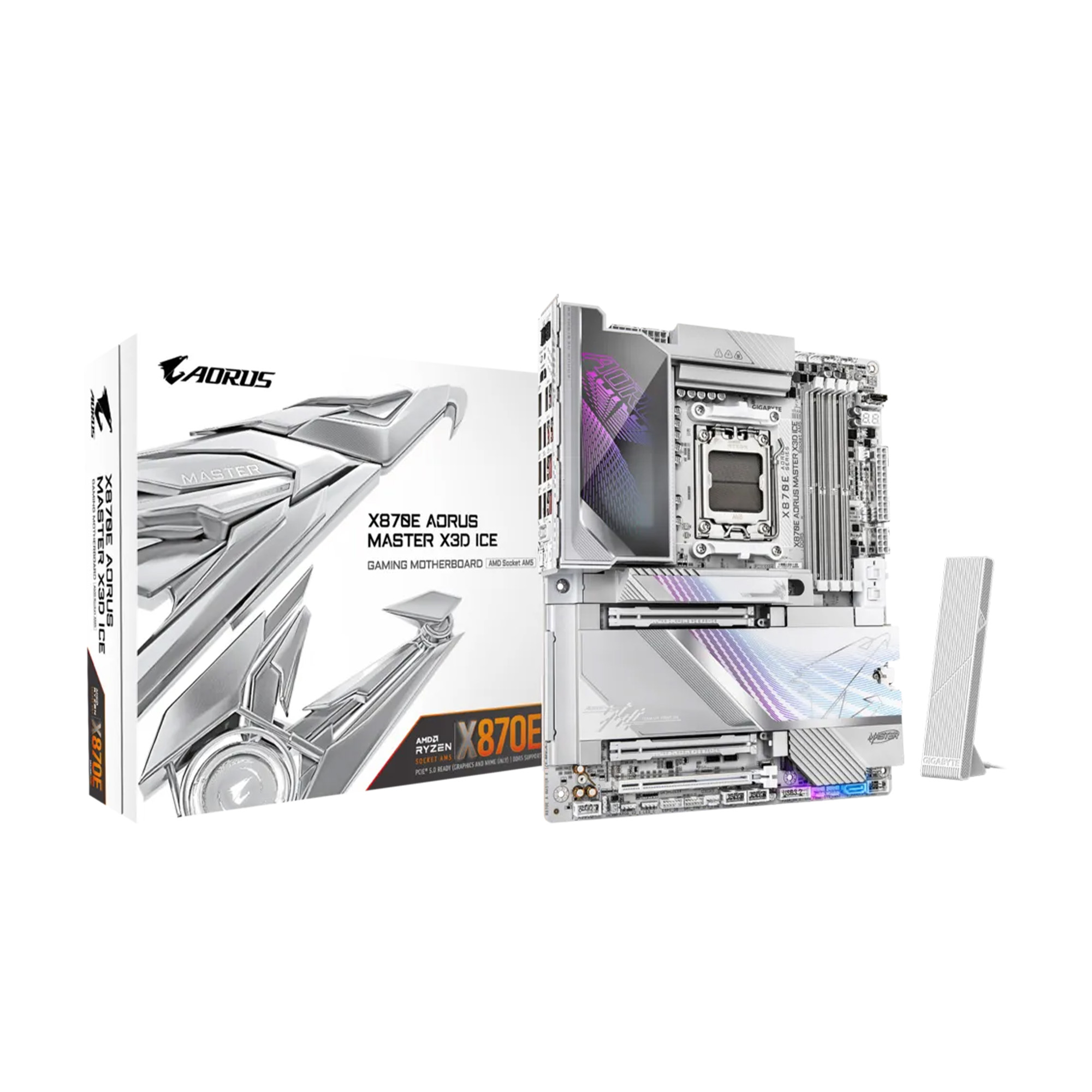GIGABYTE X870E A MASTER X ICE AMD AM5 ATX Carte mère(Open Box)