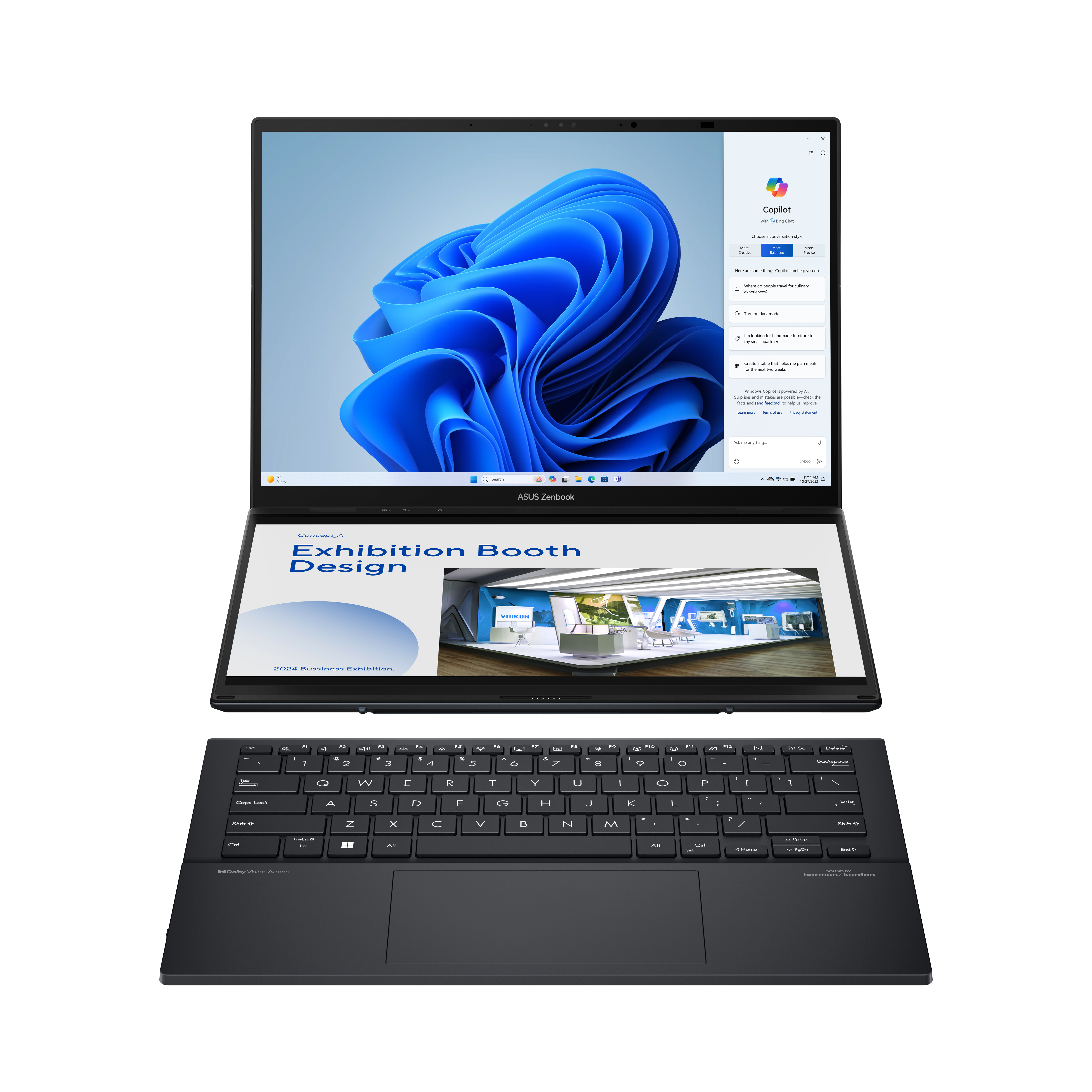 ASUS Zenbook 14 Duo 14 po Ultra 7-155H 16 Go 1 To WIN11Home