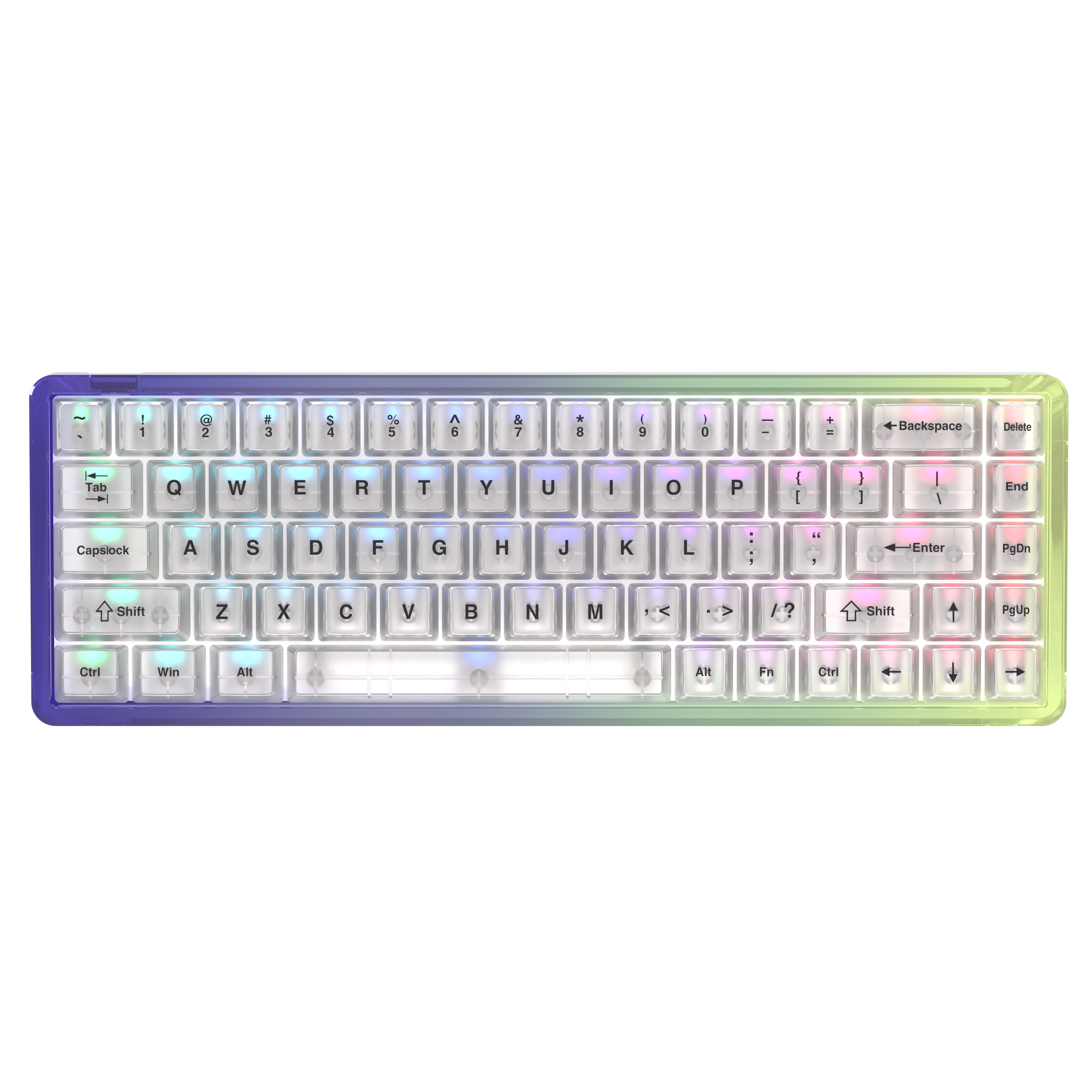 iCAN DGK530R - Clavier de jeu filaire Mojito RGB, disposition 65%