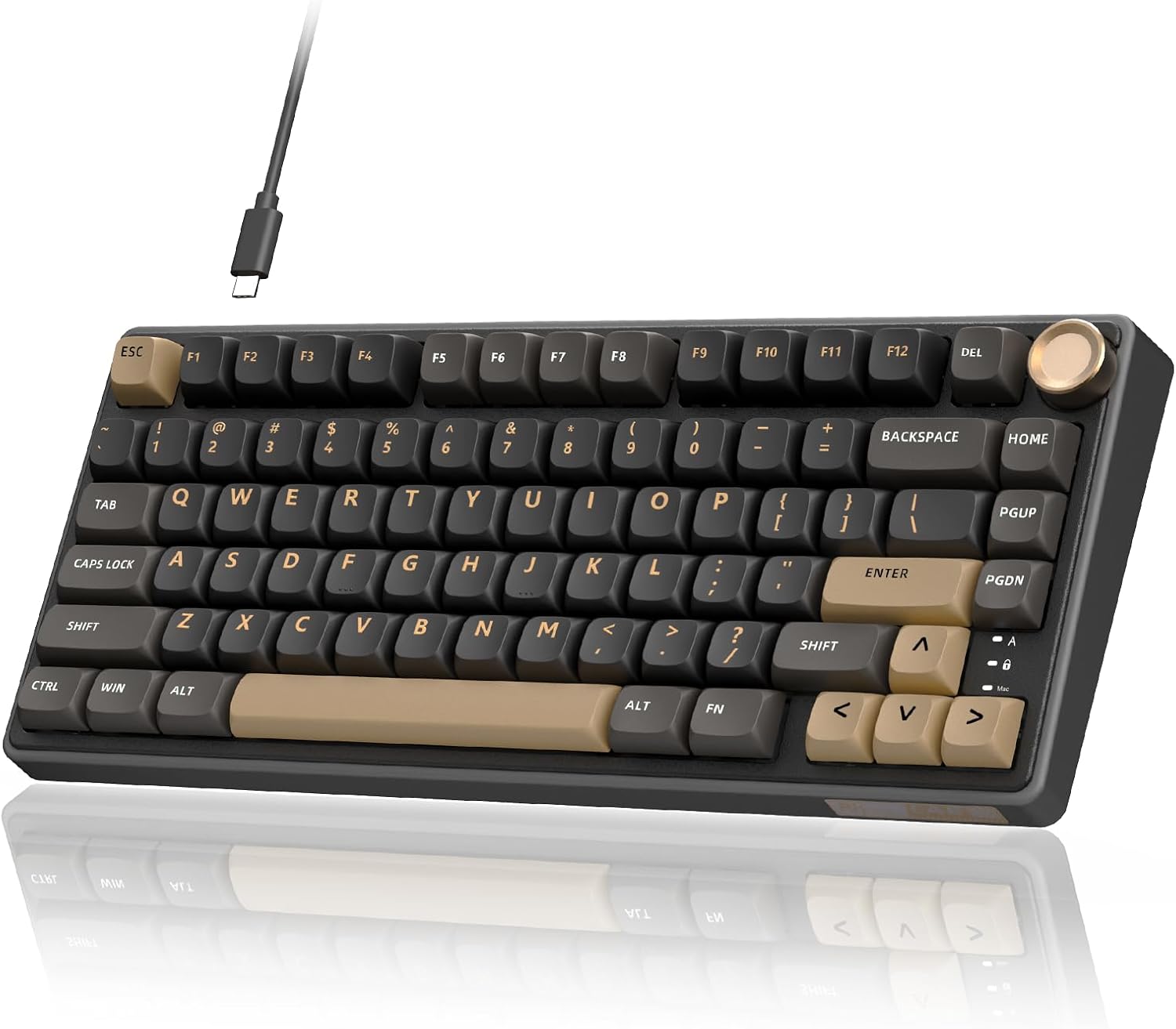Clavier de jeu mécanique filaire RGB iCAN R75 81 touches, design à joint