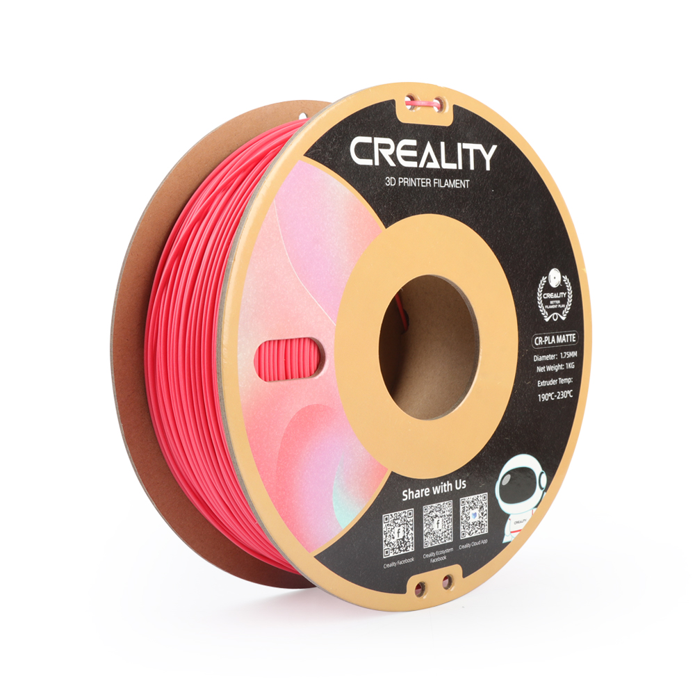Filament mat Creality CR-PLA pour imprimante 3D FDM, 1,0 kg, 1,75 mm, couleur paille