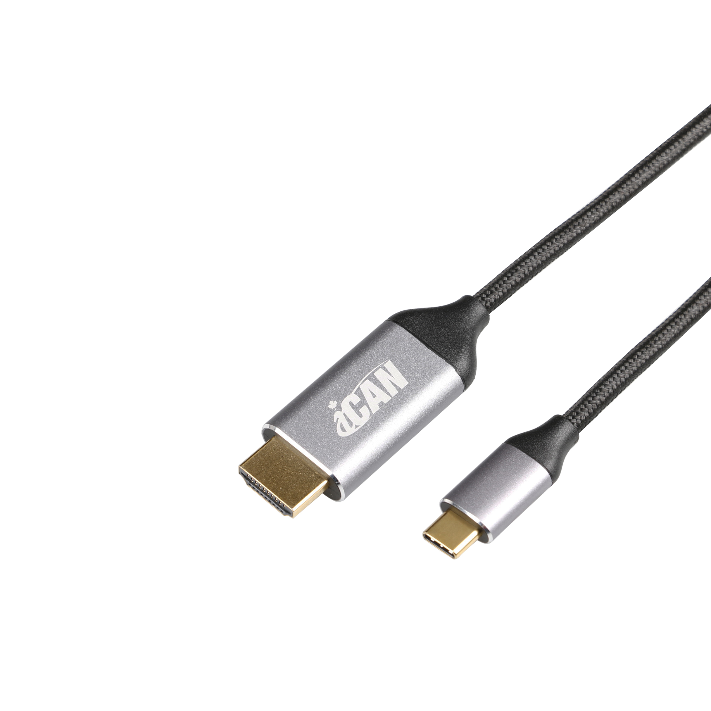 Câble iCAN Type-C vers HDMI, 4K@60Hz, Connecteur Métallique