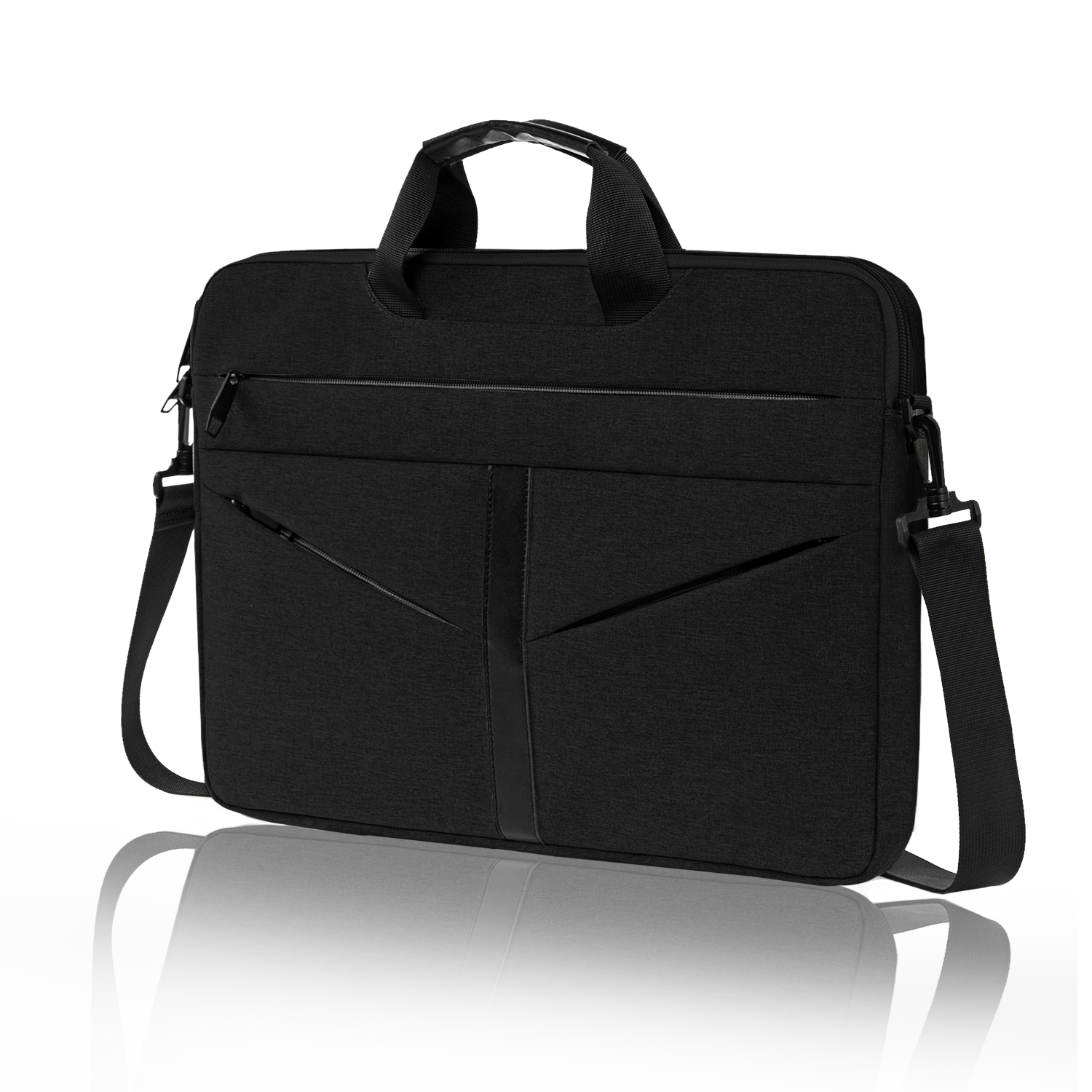KINGSLONG - Sac à main pour portable de 15,6 po noir