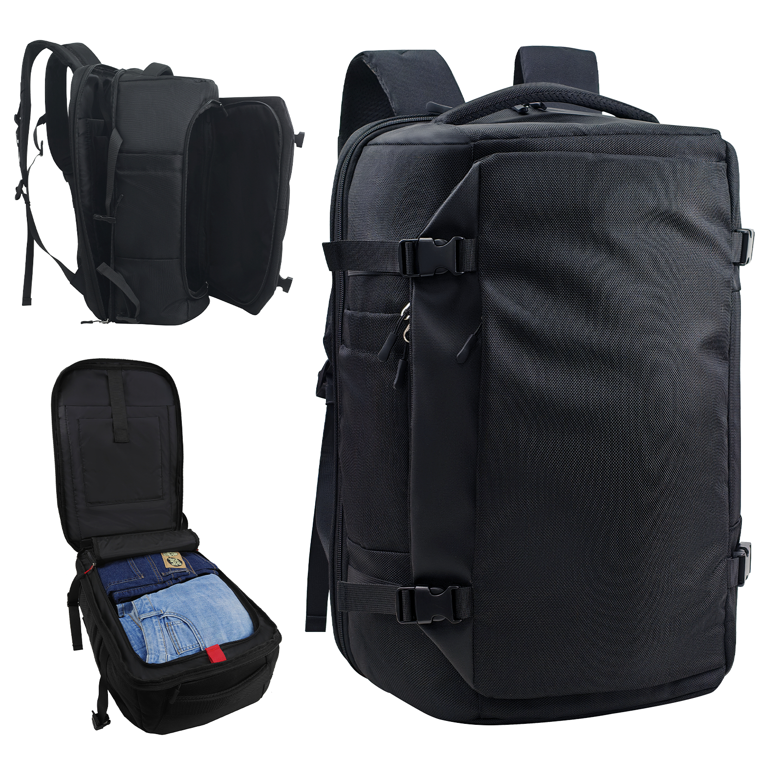 KINGSLONG 50L Travel Laptop Backpack for 15.6-17.3 " Laptops
