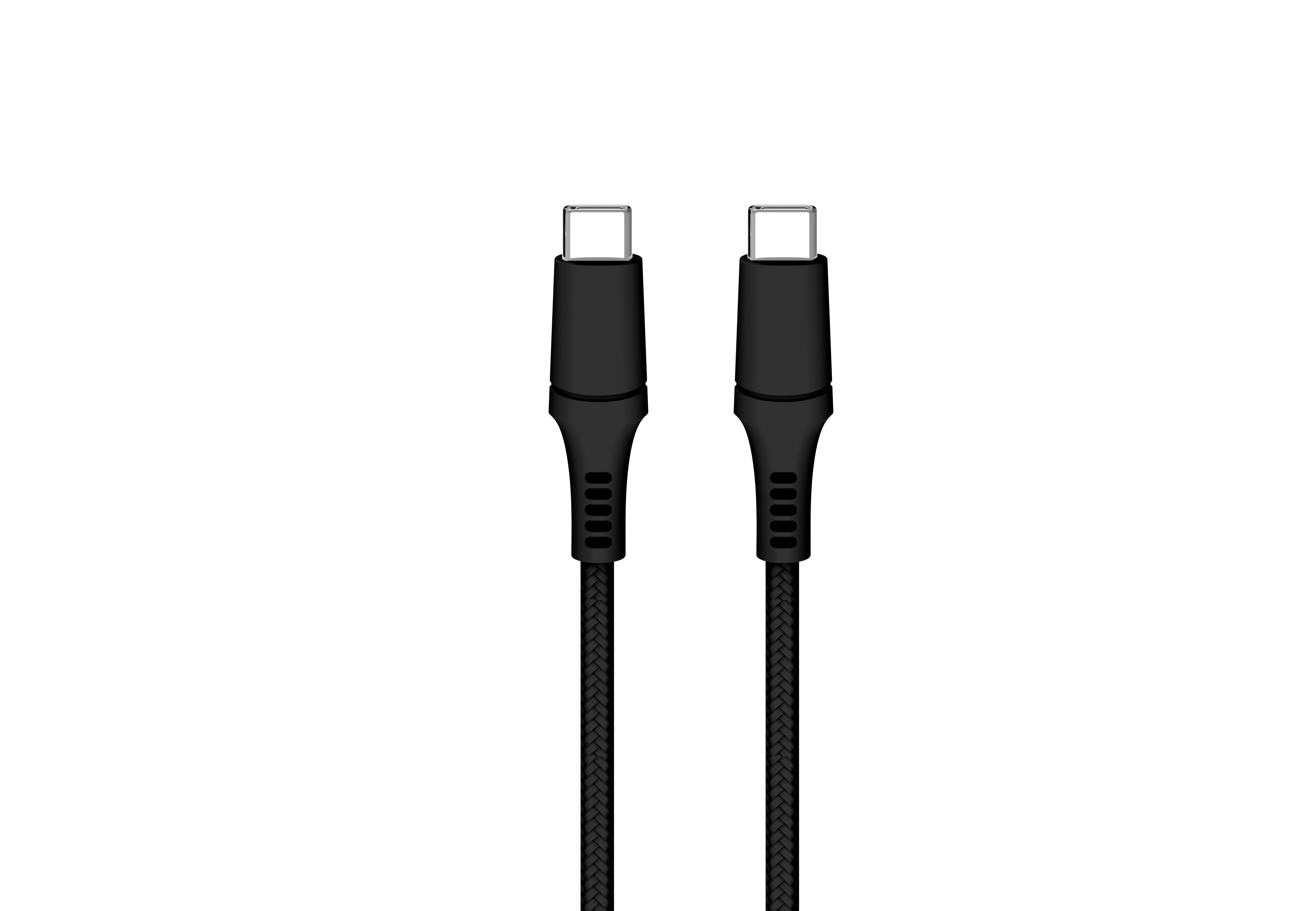 iCAN USB 2.0 Type-C Male to Type-C Male Cable, 60W, 3.3ft(Open Box)