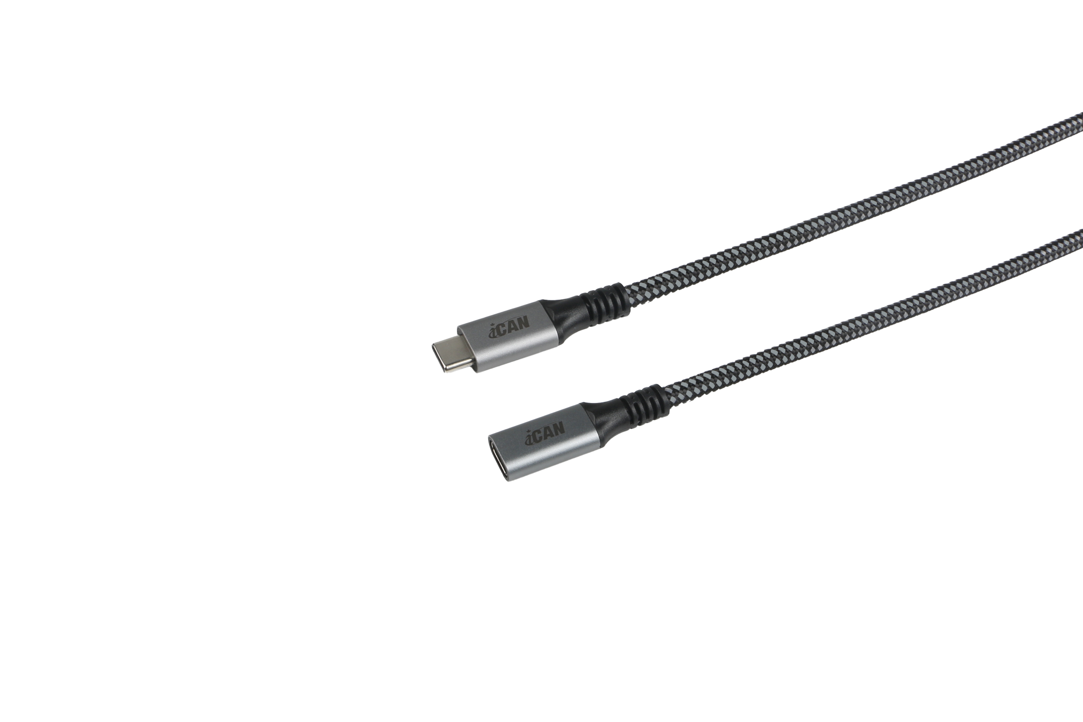 iCAN USB 3.1 Type-C Male to Type-C Female Extension Cable