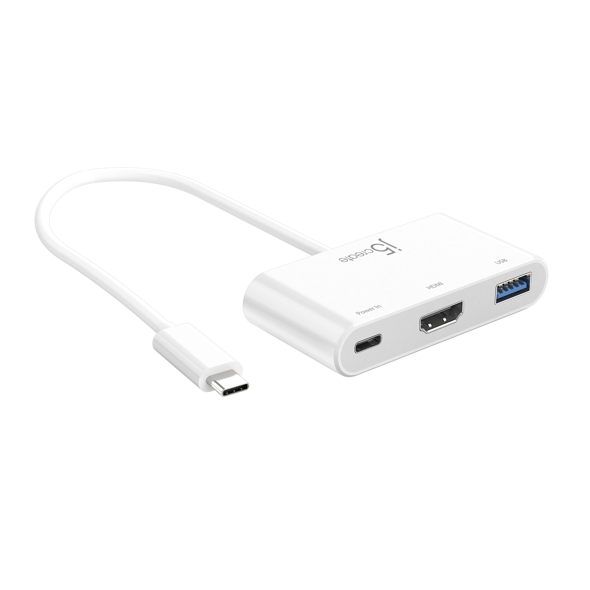 j5create USB Type-C vers HDMI et USB 3.0 avec livraison d'alimentation