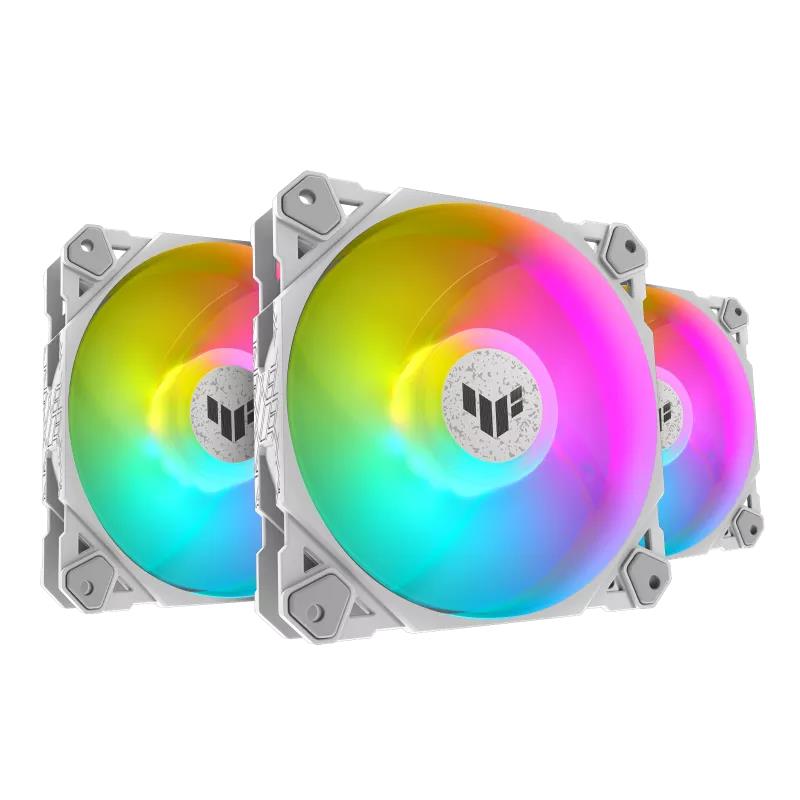 ASUS TUF GAMING TF120 ARGB Blanc 3 EN 1 120 mm Ventilateur Paquet de 3