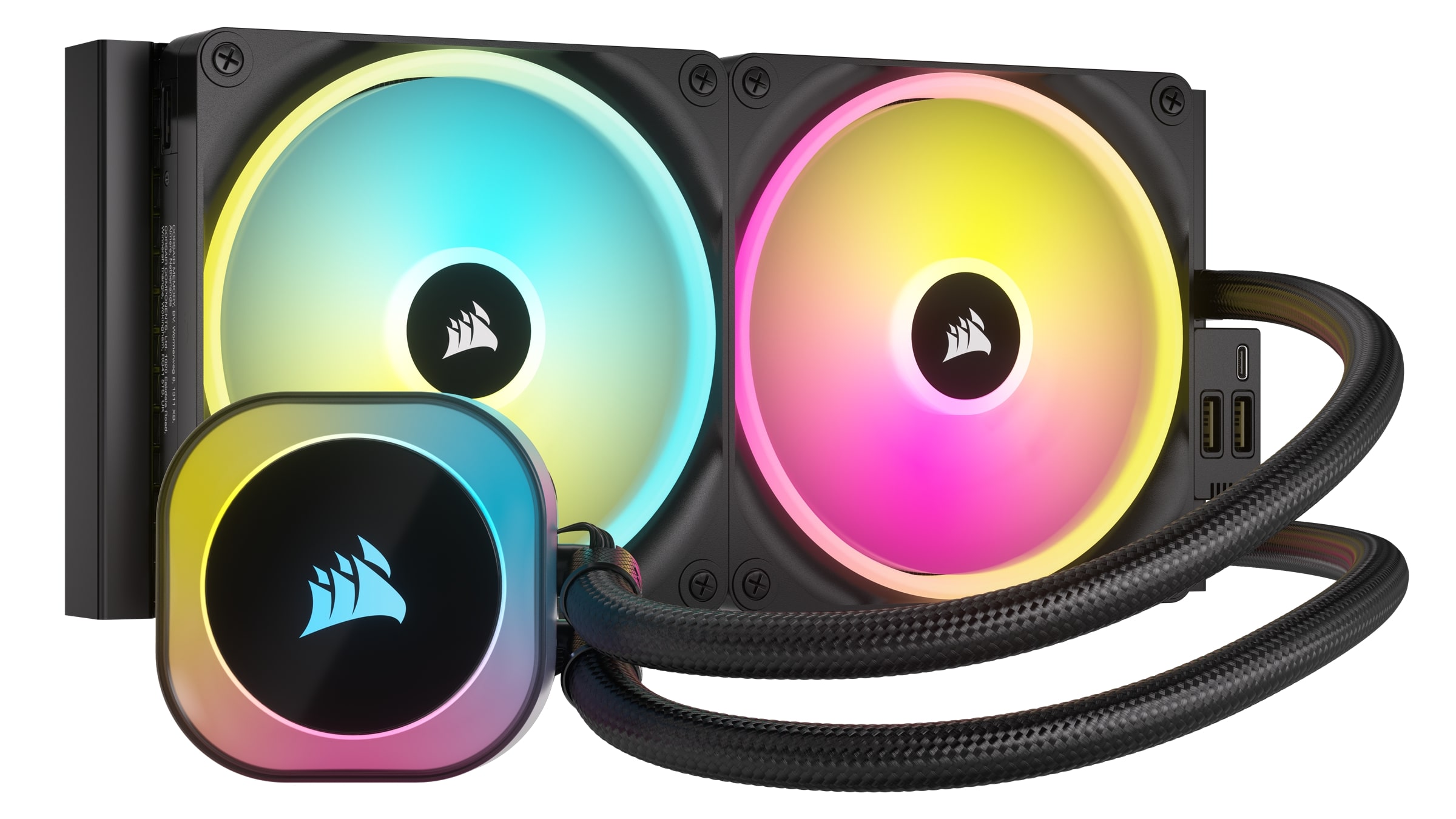 CORSAIR iCUE LINK H115i RGB Liquid CPU Cooler - QX140 RGB Fans - 280mm Radiator - Fits Intel® LGA 1700, AMD® AM5 - iCUE LINK...