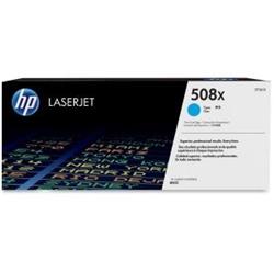 HP (508X) - Cartouche de toner cyan à haut rendement pour imprimantes HP -- Laser - 9 500 pages (CF361X)