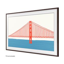 SAMSUNG 65" "The Frame" Cadre de base personnalisable - Brun" une option au Canada français