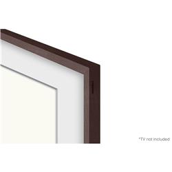 SAMSUNG 75" "The Frame" Encadrement de base personnalisable - Marron" une option en français canadien