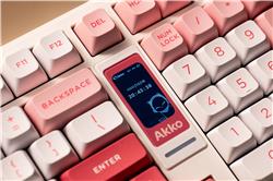 Clavier mécanique tri-mode personnalisable Akko 5098B rose