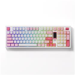 Clavier mécanique tri-mode personnalisable Akko 5098B rose