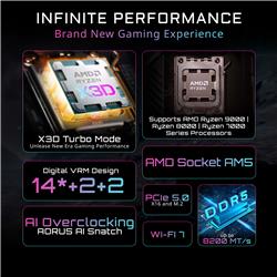 GIGABYTE B850 AORUS STEALTH AMD AM5 ATX Motherboard