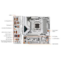 GIGABYTE B850M EAGLE WIFI6E ICE AMD AM5 mATX Carte mère