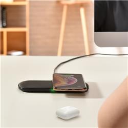 Choetech 18W 5 Coils Dual Fast Wireless Charger, 1m Cable(Open Box)