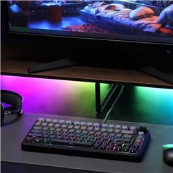 Yunzii B75 Wired RGB 75% Black Gaming Keyboard Pre Lubed Linear Switch