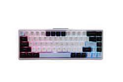 Clavier de jeu sans fil tri-mode RGB iCAN 68 touches avec interrupteur tactile