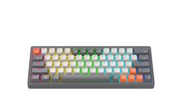 Clavier de jeu iCAN 68 touches tri-mode RVB avec effet lumineux latéral