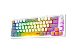 Clavier de jeu filaire RGB iCAN à 68 touches avec contrôle multimédia