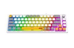 Clavier de jeu filaire RGB iCAN à 68 touches avec contrôle multimédia