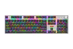 Clavier de jeu iCAN 108 touches tri-mode RVB avec contrôle multimédia