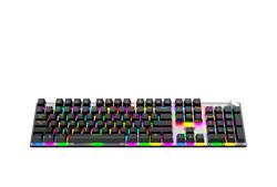 Clavier de jeu iCAN 108 touches tri-mode RVB avec contrôle multimédia