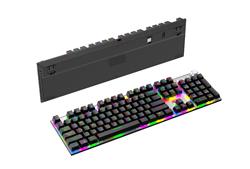 Clavier de jeu iCAN 108 touches tri-mode RVB avec contrôle multimédia