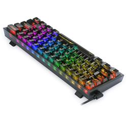 Clavier de jeu mécanique filaire Redragon K617-CTB 60 % Crystal RGB