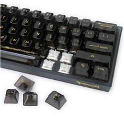Clavier de jeu mécanique filaire Redragon K617-CTB 60 % Crystal RGB