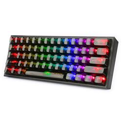 Clavier de jeu mécanique filaire Redragon K617-CTB 60 % Crystal RGB