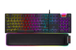 Clavier de jeu mécanique RGB iCAN MK1047 avec repose-poignet RGB, 104 touches