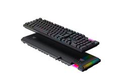 Clavier de jeu mécanique RGB iCAN MK1047 avec repose-poignet RGB, 104 touches