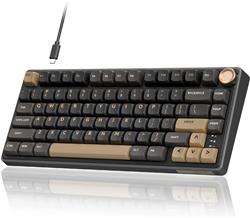 Clavier de jeu mécanique filaire RGB iCAN R75 81 touches, design à joint