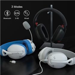 Casque de jeu Redragon H848, BT, 2,4G et filaire ultra-léger