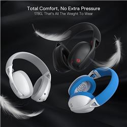 Casque de jeu Redragon H848, BT, 2,4G et filaire ultra-léger
