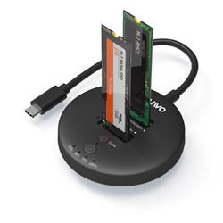 Station d'accueil et duplicateur Maiwo K3026P2 2 baies USB3.2 Gen2 pour NV(Open Box)