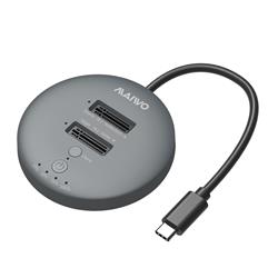 Station d'accueil et duplicateur Maiwo K3026P2 2 baies USB3.2 Gen2 pour NV(Open Box)