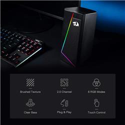 Redragon GS520 PC 2.0 Speaker(Open Box)