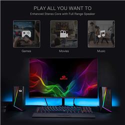 Redragon GS520 PC 2.0 Speaker(Open Box)