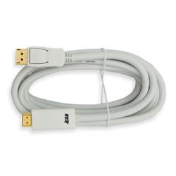Câble DisplayPort vers HDMI iCAN 28AWG 1080p, M/M, plaqué or, 10 pieds, blanc(Open Box)