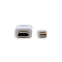 Câble iCAN Mini DisplayPort mâle vers HDMI mâle, plaqué or, 32 AWG, 10 pieds