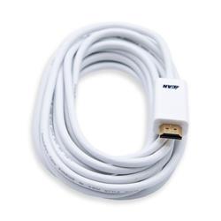 iCAN Mini DisplayPort Male to HDMI Male, Gold Plated, 32AWG Cable, 15FT
