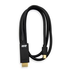 iCAN Mini DisplayPort  to HDMI 4K@30Hz, Gold Plated, 3FT, Black(Open Box)