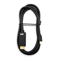 Câble iCAN Mini DisplayPort vers HDMI, 4K à 30 Hz, plaqué or, 6 pieds, noir(Open Box)