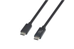 Câble iCAN Premium USB Type C vers Type C, charge rapide | 240W(48V/5A) | 480Mbps | Noir | 1M