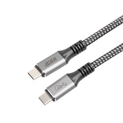 Câble iCAN USB4 Type-C Mâle vers Type-C Mâle, 100W, 4 pieds(Open Box)